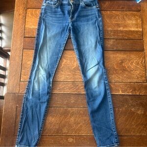 Seven 7 for All Man Kind Blue Women's Slim Fit Jeans size 27